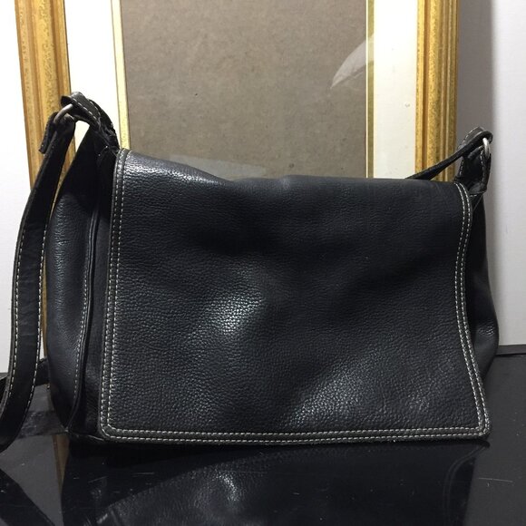 STONE RIDGE LAPTOP LEATHER MESSENGER BAGS - Picture 4 of 11